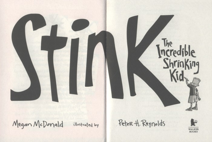 Stink: the incredible shrinking kid