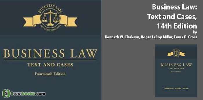 Business law text and cases 14th edition