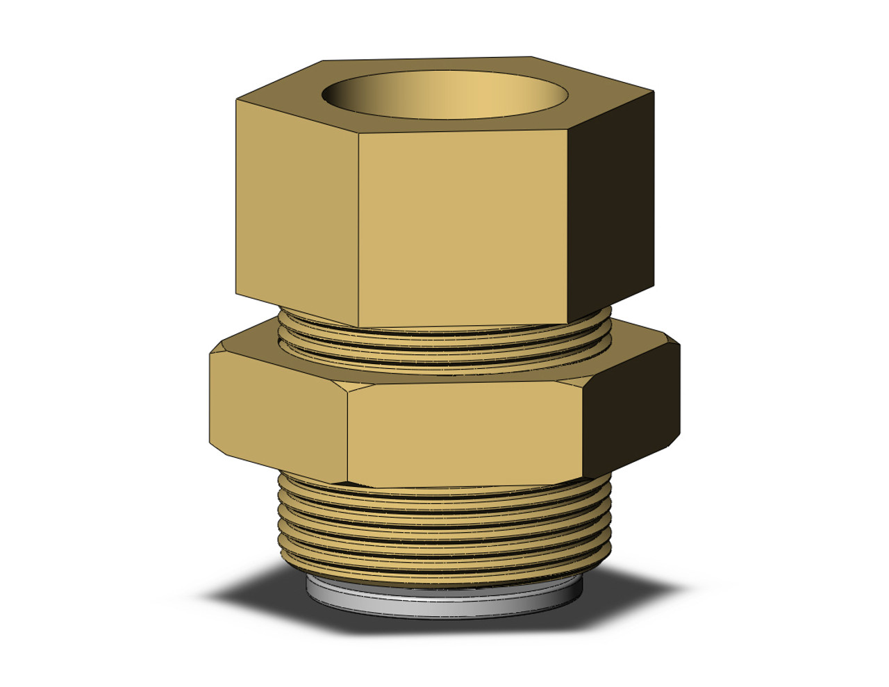 Metric tubing requires customary fittings