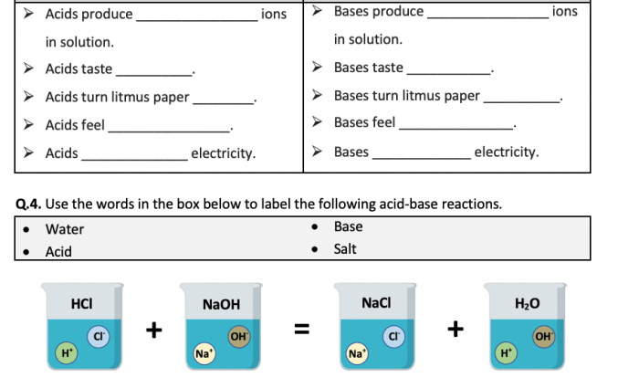 Acids bases and the ph scale worksheet