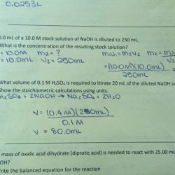 If 211 ml of water is added to 5.00 ml