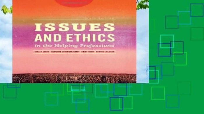 Issues and ethics in the helping professions pdf